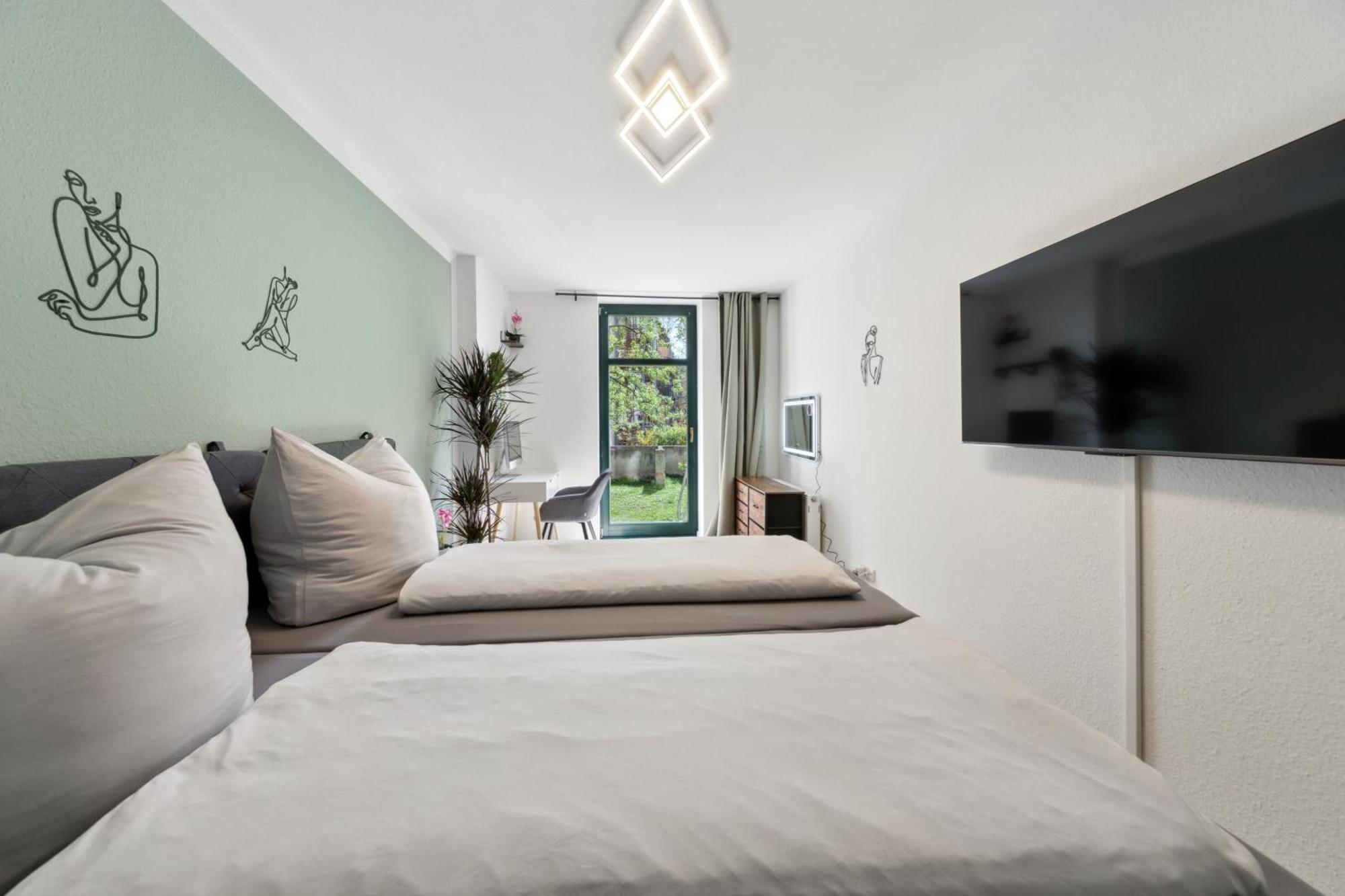 Apartment Dresdenstay Gemuetlich Und Modern Mit Kamin Und Ps4