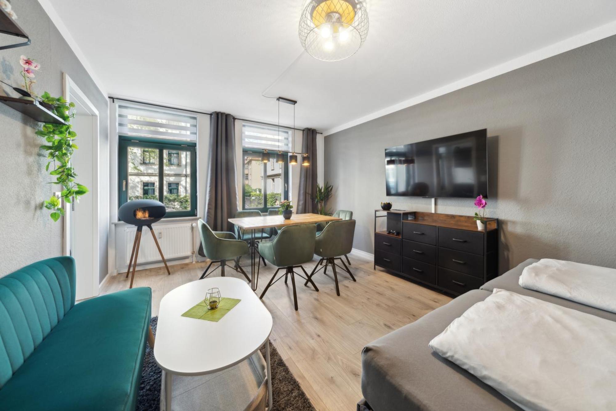 Dresdenstay Gemuetlich Und Modern Mit Kamin Und Ps4 Apartment Dresden